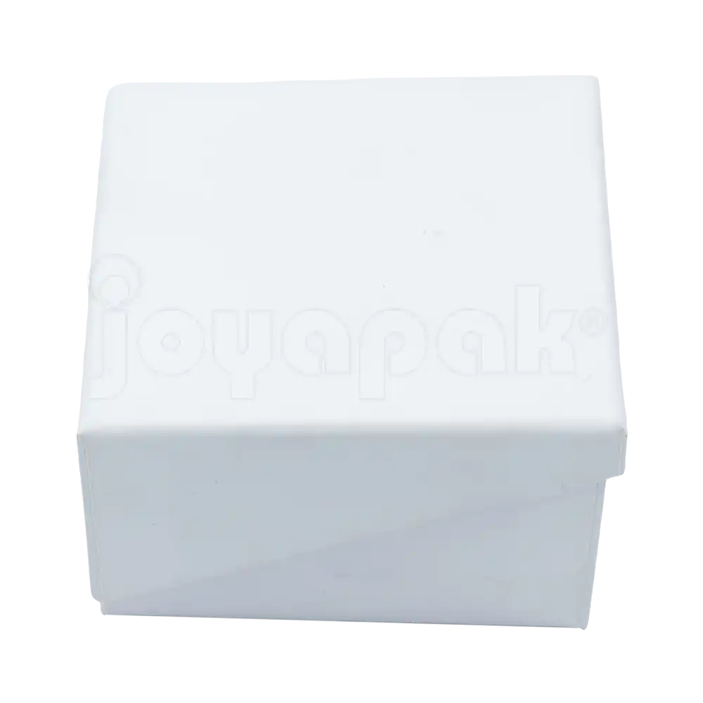 Caja de cartón blanco para juego sin joyería cerrada