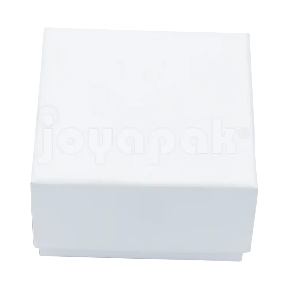 Caja de cartón blanco para juego sin joyería cerrada