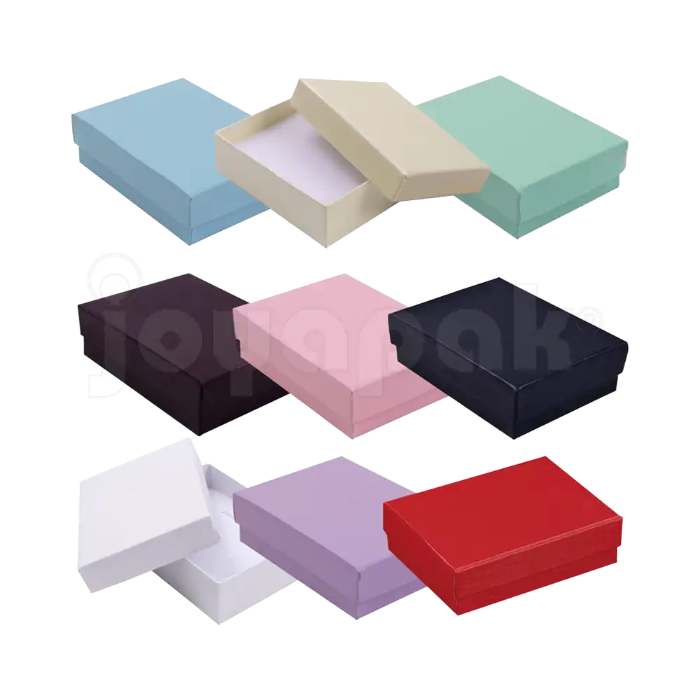 Caja Lino Mediana para Juego Chico: Arete, Cadena con Dije