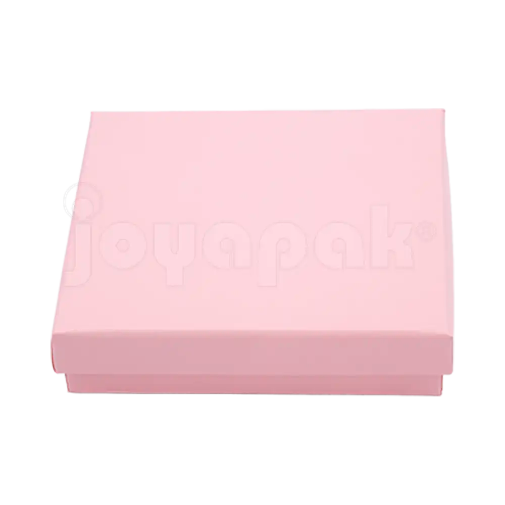 Caja Lino Cuadrada para Juego Grande: Arete, Cadena con Dije