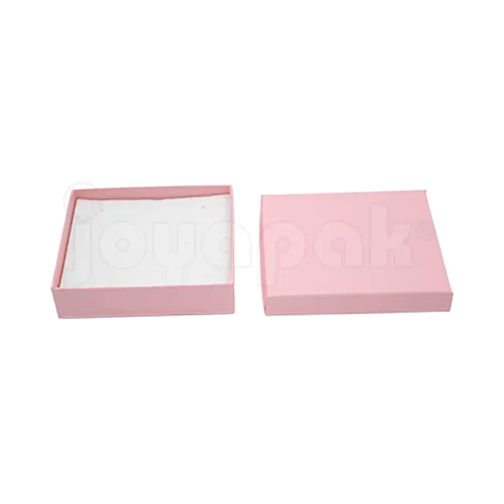 Caja Lino Cuadrada para Juego Grande: Arete, Cadena con Dije