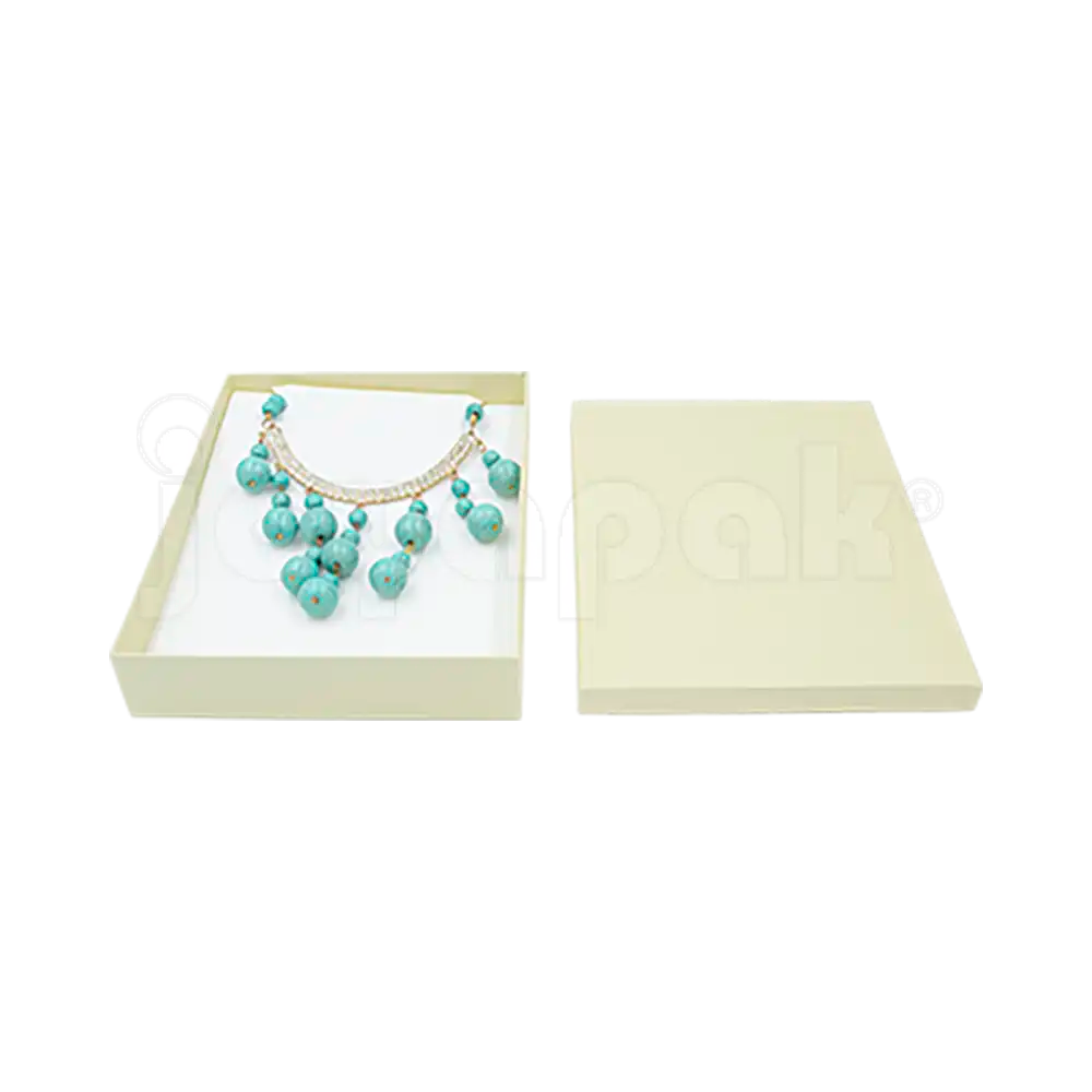 Caja Lino para Collar Extra Grande