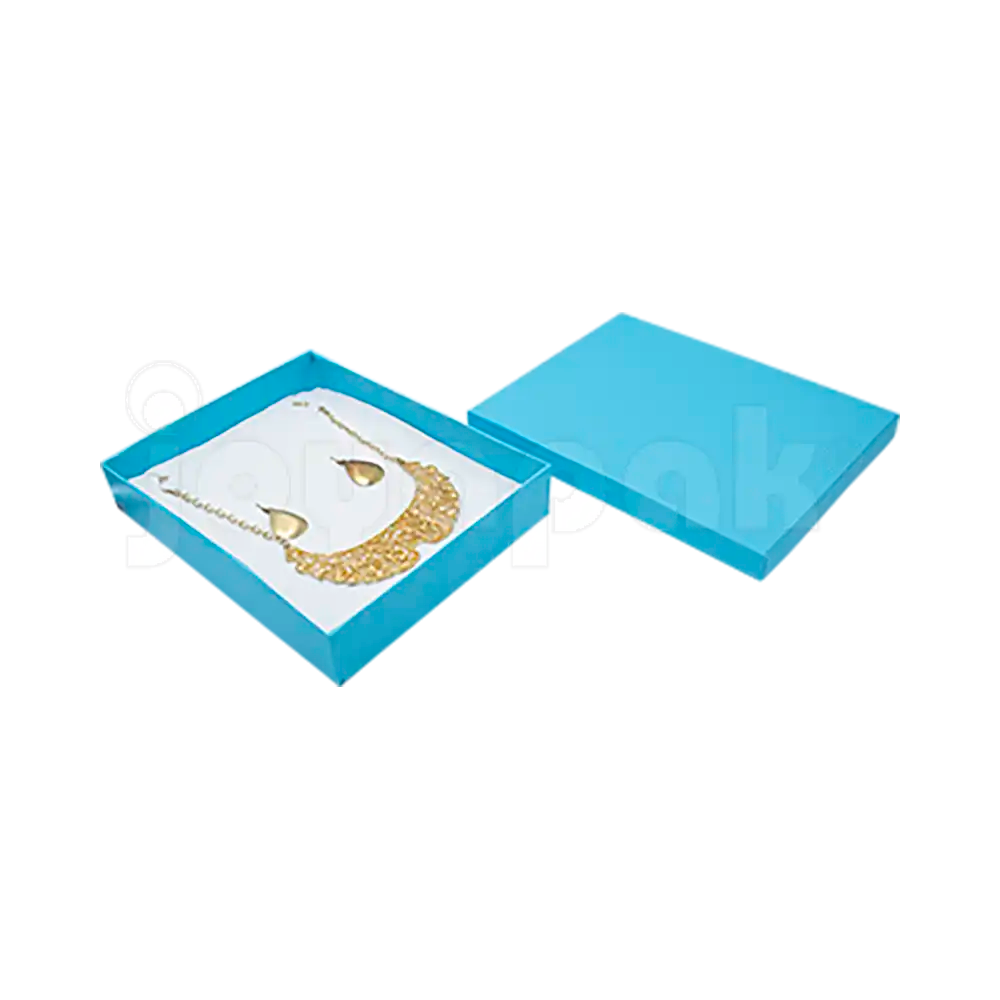 Caja Lino para Collar Extra Grande