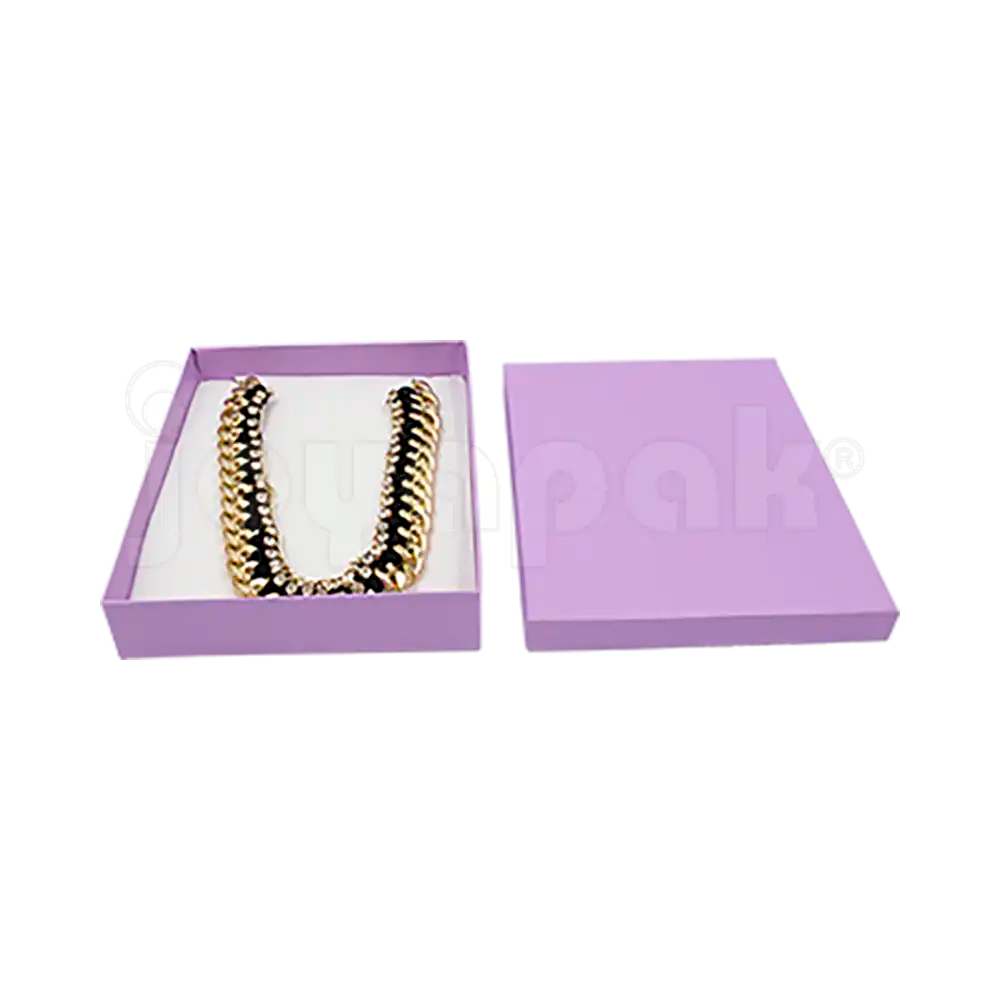 Caja Lino para Collar Extra Grande