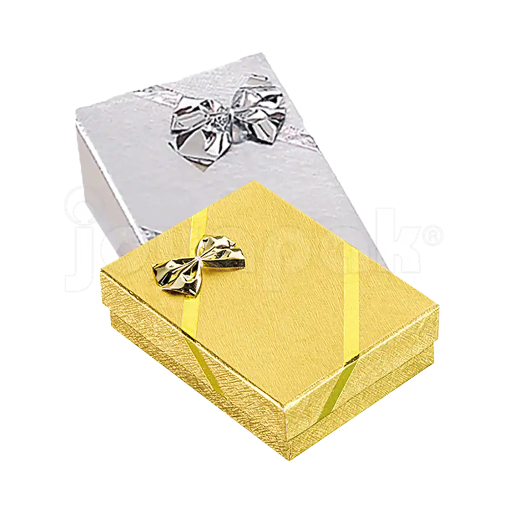 Caja Ribbon Aretes / Cadena