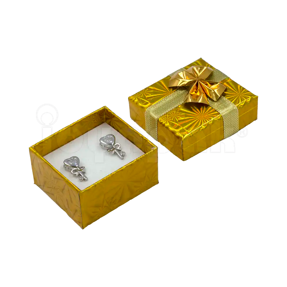 Caja de Cartón Holograma para Arete