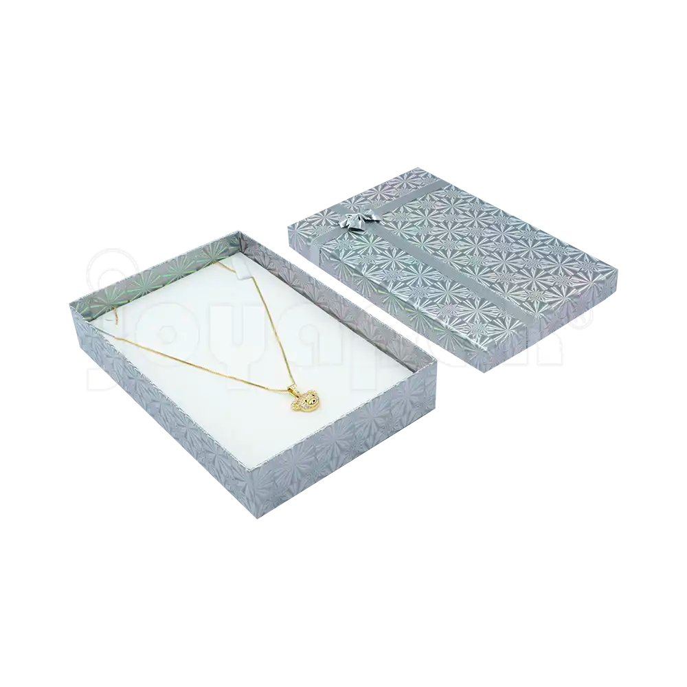 Caja de Cartón Holograma para Collar