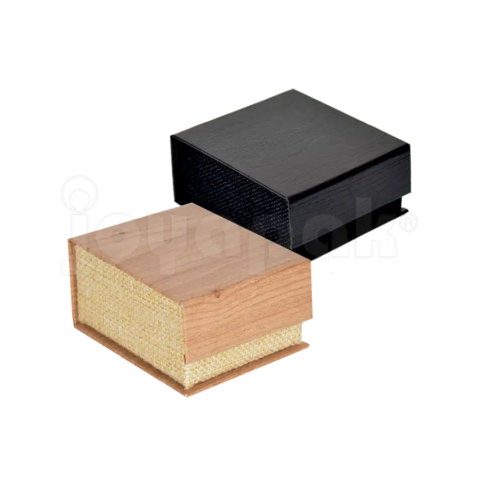 Caja Burlap para Dije