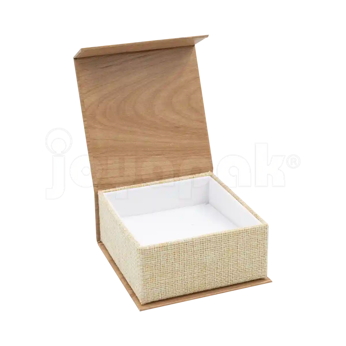 Caja Burlap para Dije