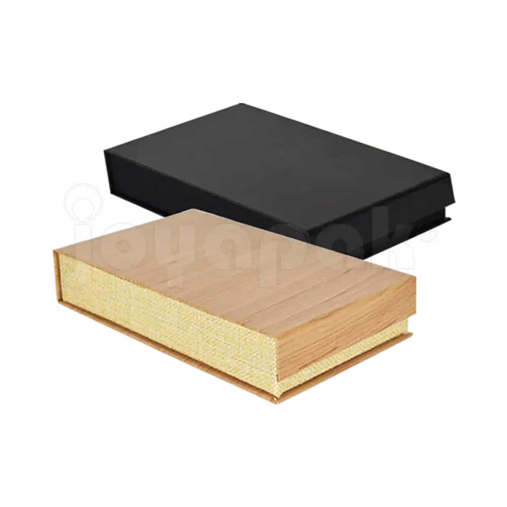 Caja Burlap para Collar