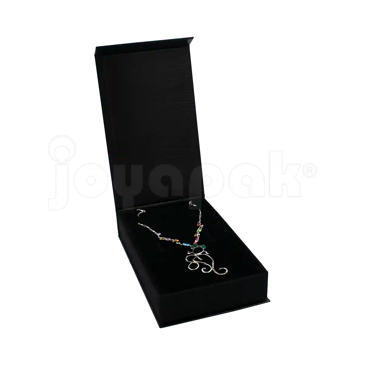 Caja Burlap para Collar