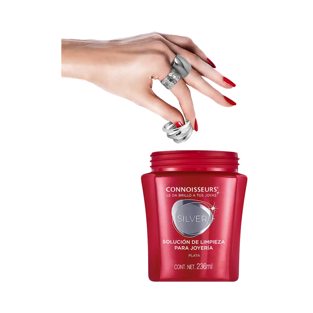 Connoisseurs Liquido Limpiador Premium para Plata