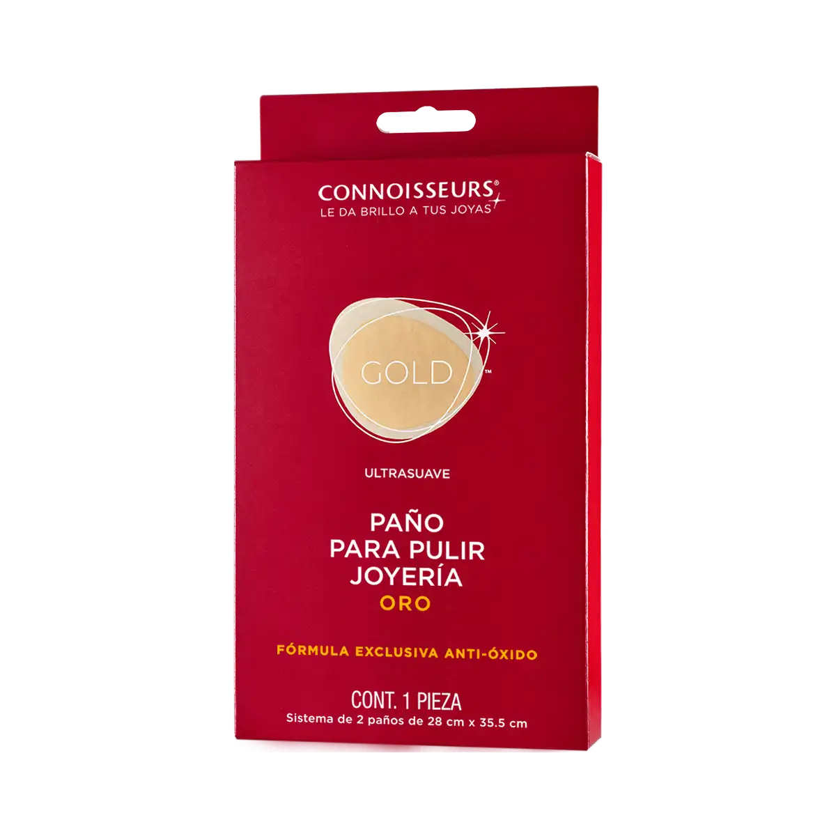 Connoisseurs Paño Premium Limpiador Oro