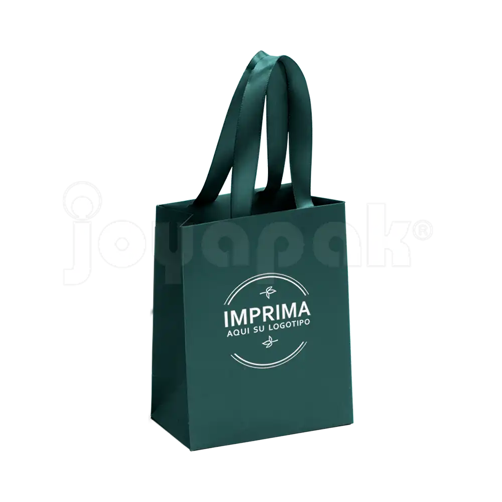 Bolsa de Papel Mate con Liston - Mediana