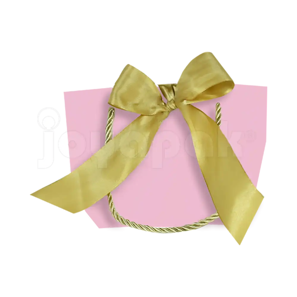 Bolsa de Papel Prisma con Listón Chica