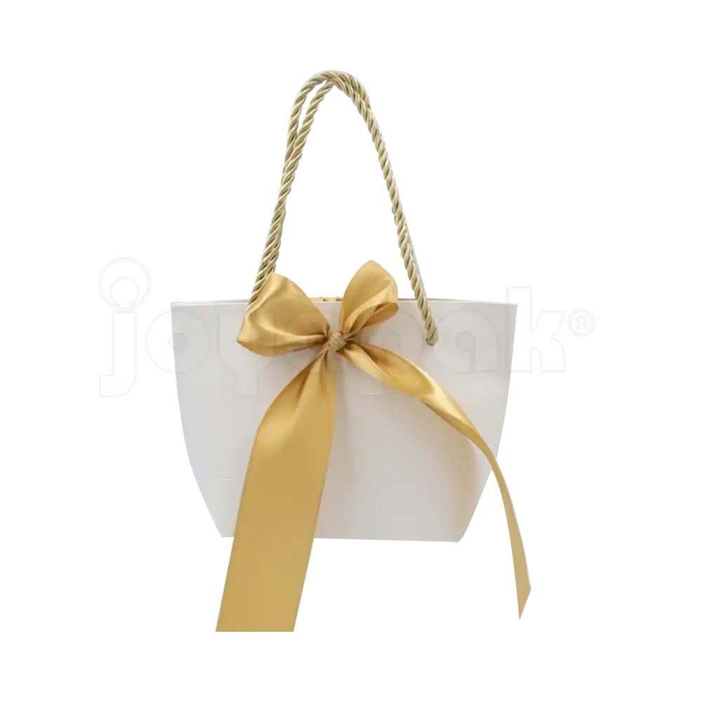 Bolsa de Papel Prisma con Listón Chica