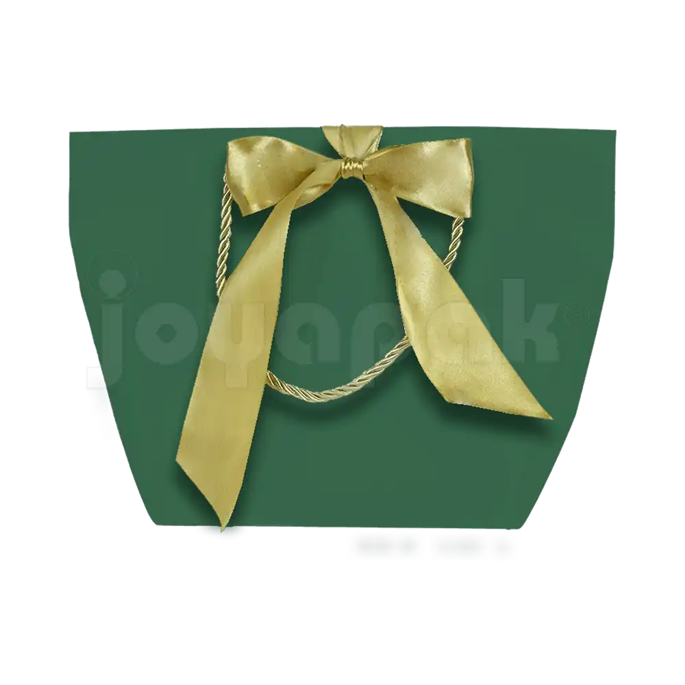 Bolsa de Papel Prisma con Listón Grande