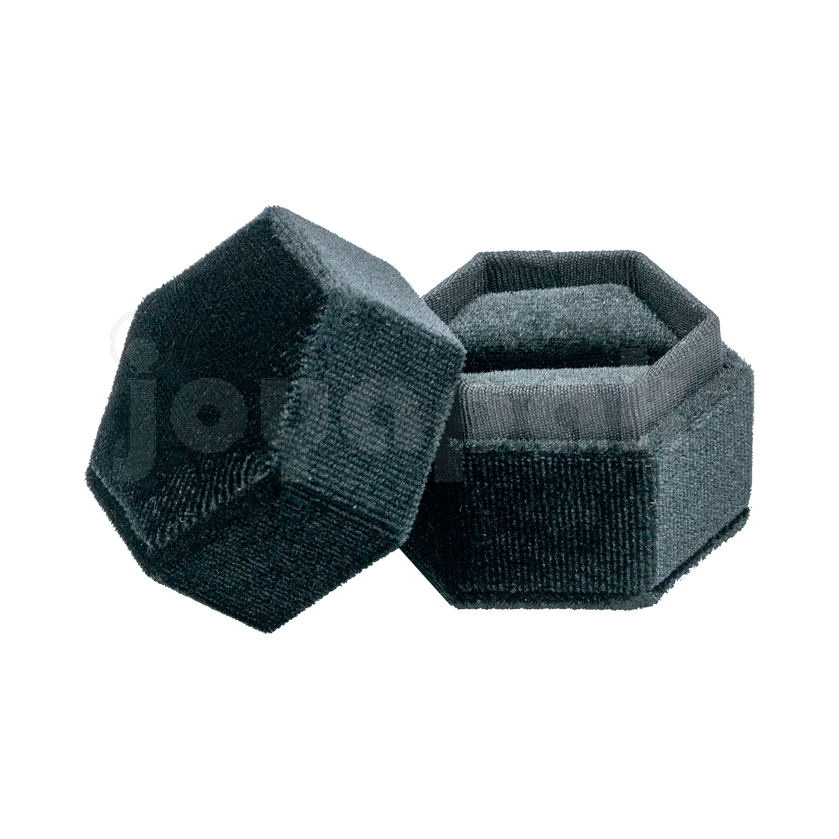 Estuche Velvet Hexagonal Chico para Anillo