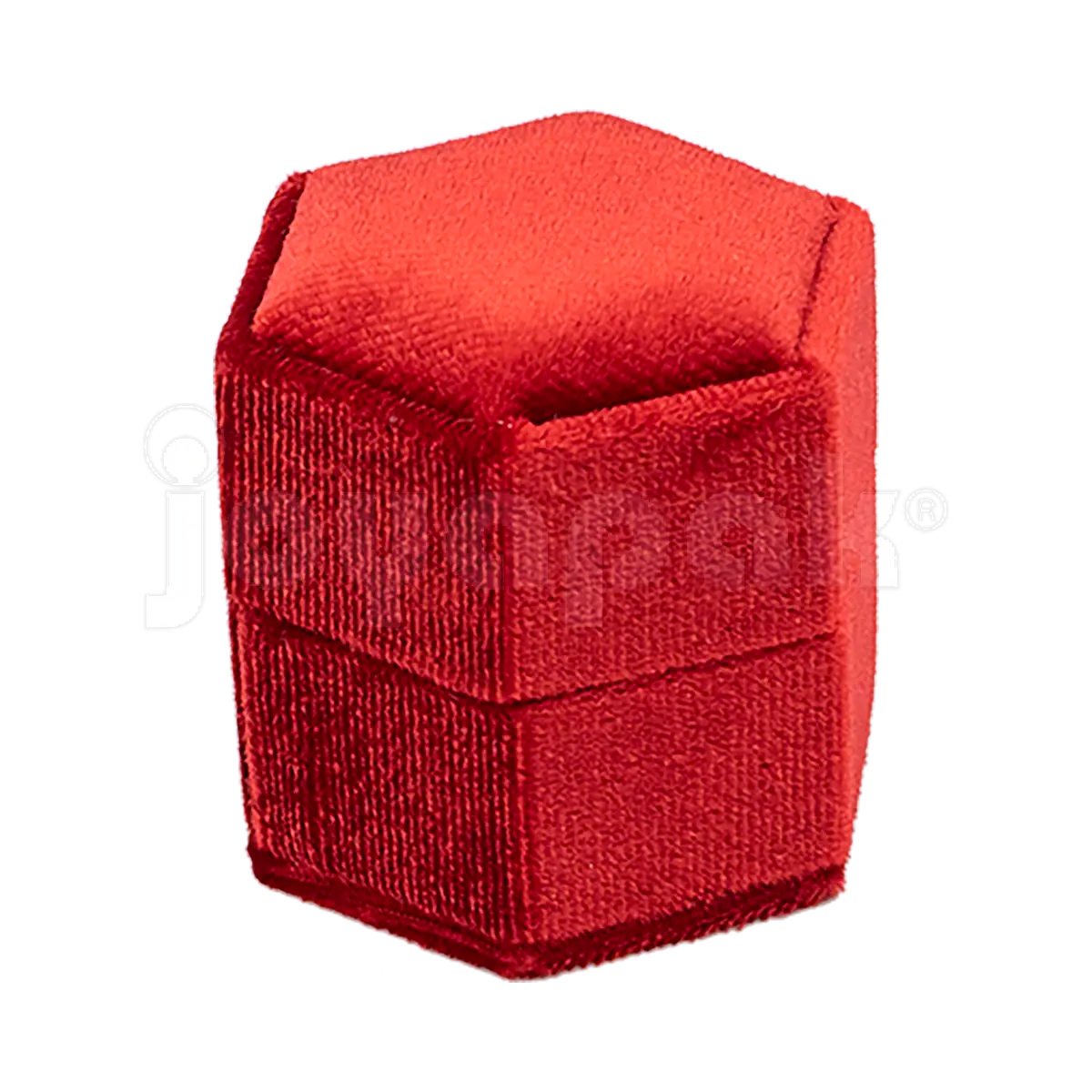 Estuche Velvet Hexagonal Chico para Anillo