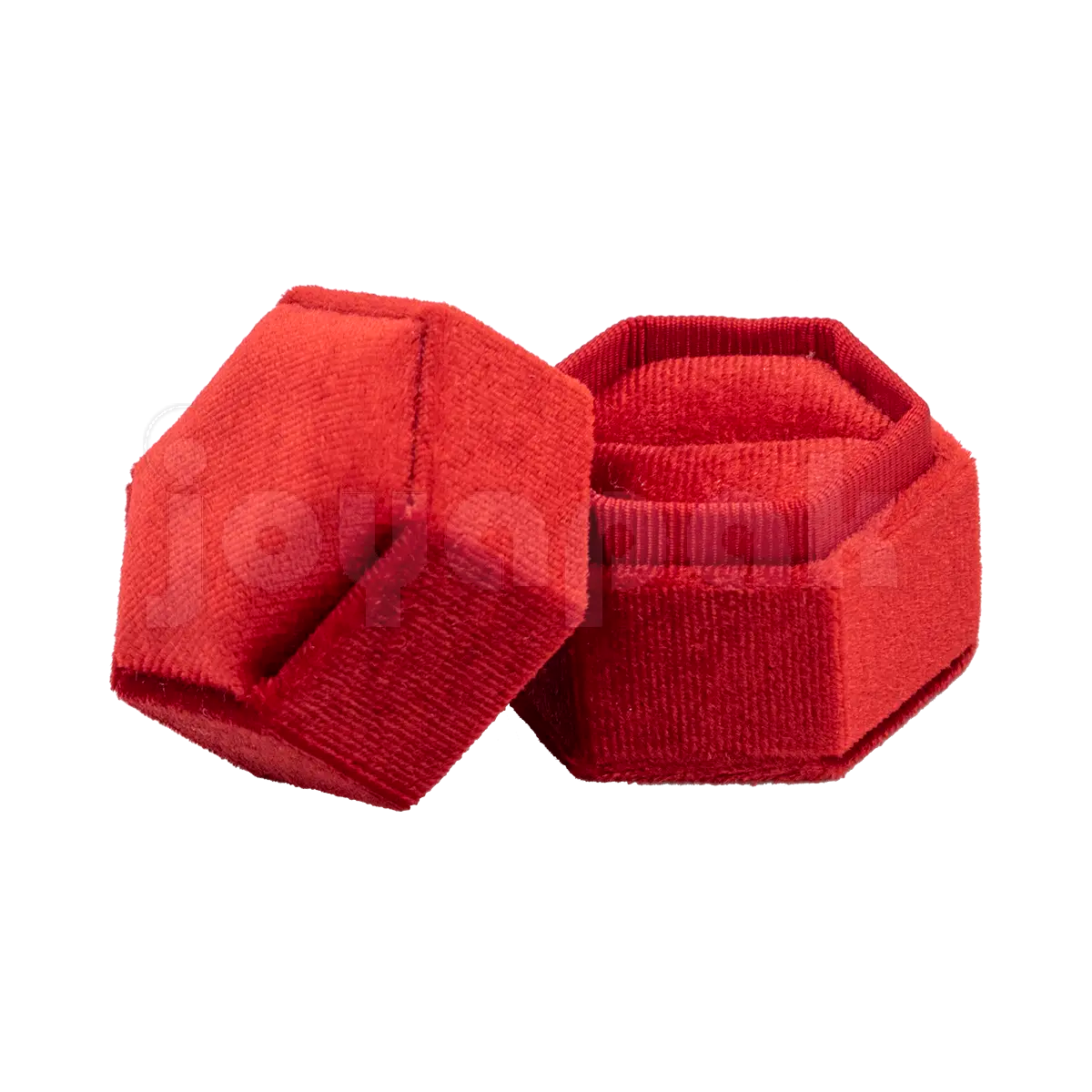 Estuche Velvet Hexagonal Chico para Anillo