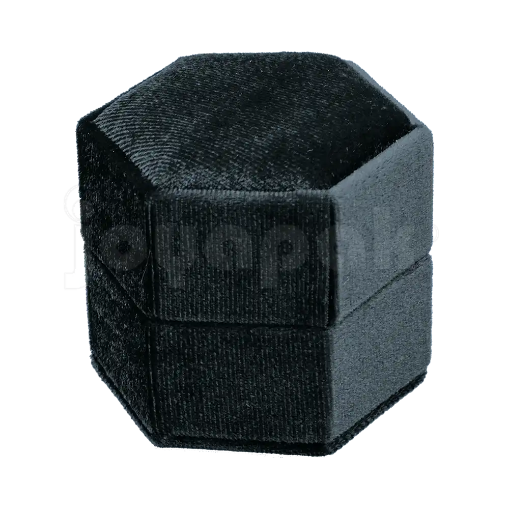 Estuche Velvet Hexagonal Grande Juego/Dije