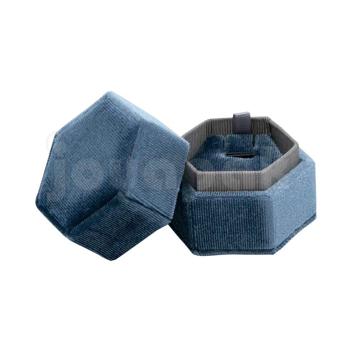 Estuche Velvet Hexagonal Grande Juego/Dije