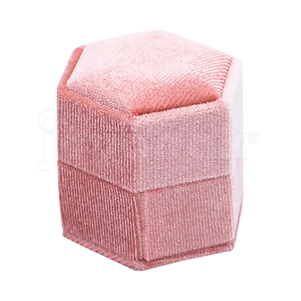 Estuche Velvet Hexagonal Grande Juego/Dije