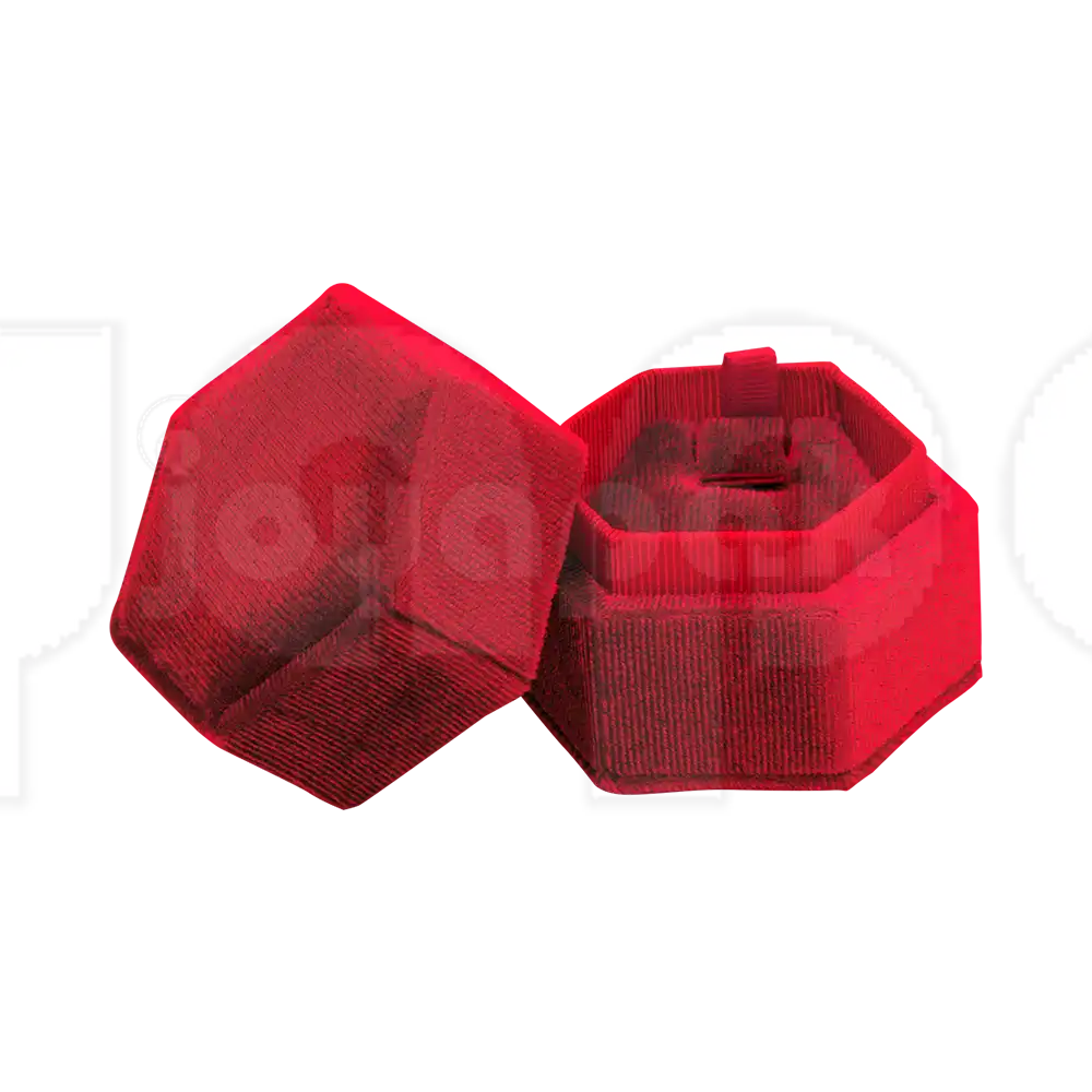 Estuche Velvet Hexagonal Grande Juego/Dije