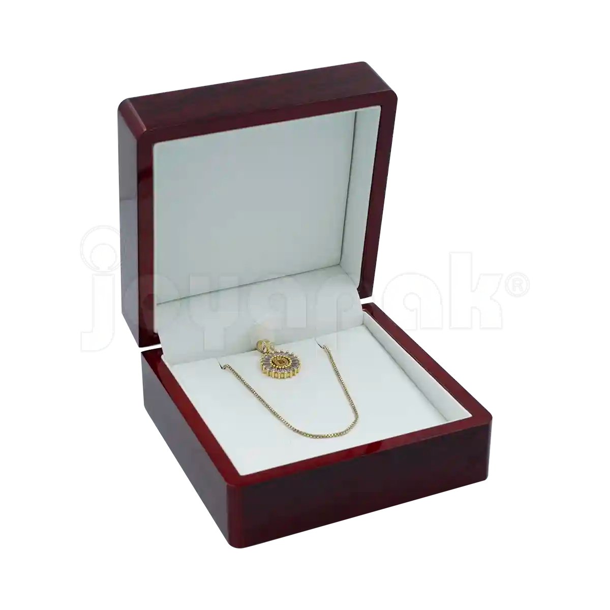 Estuche de Madera para Cadena con Dije