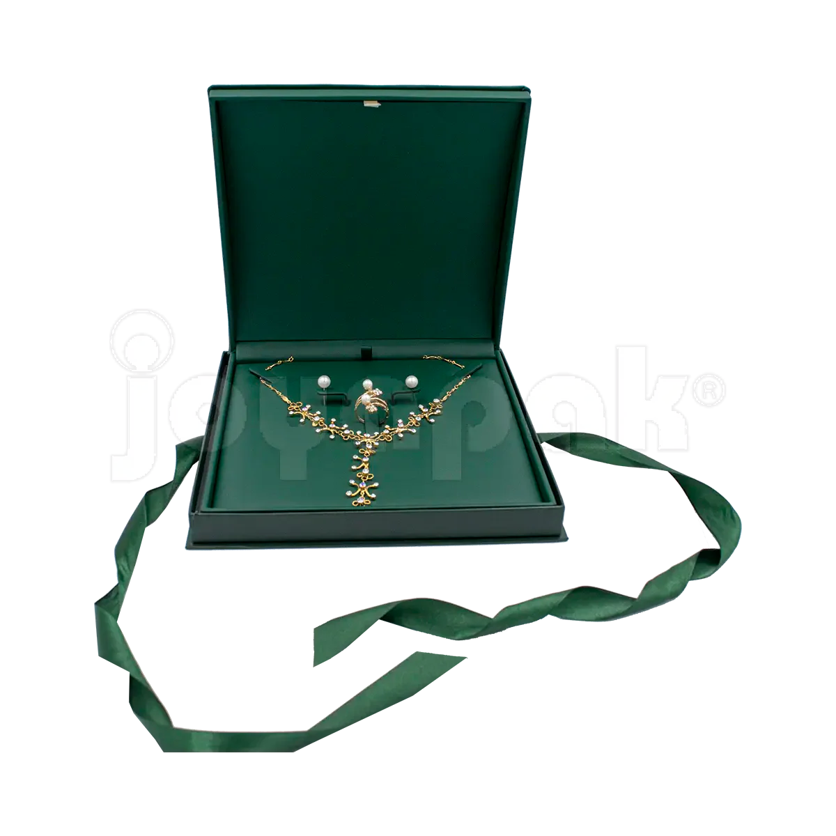 Estuche para Collar con Arete y Anillo