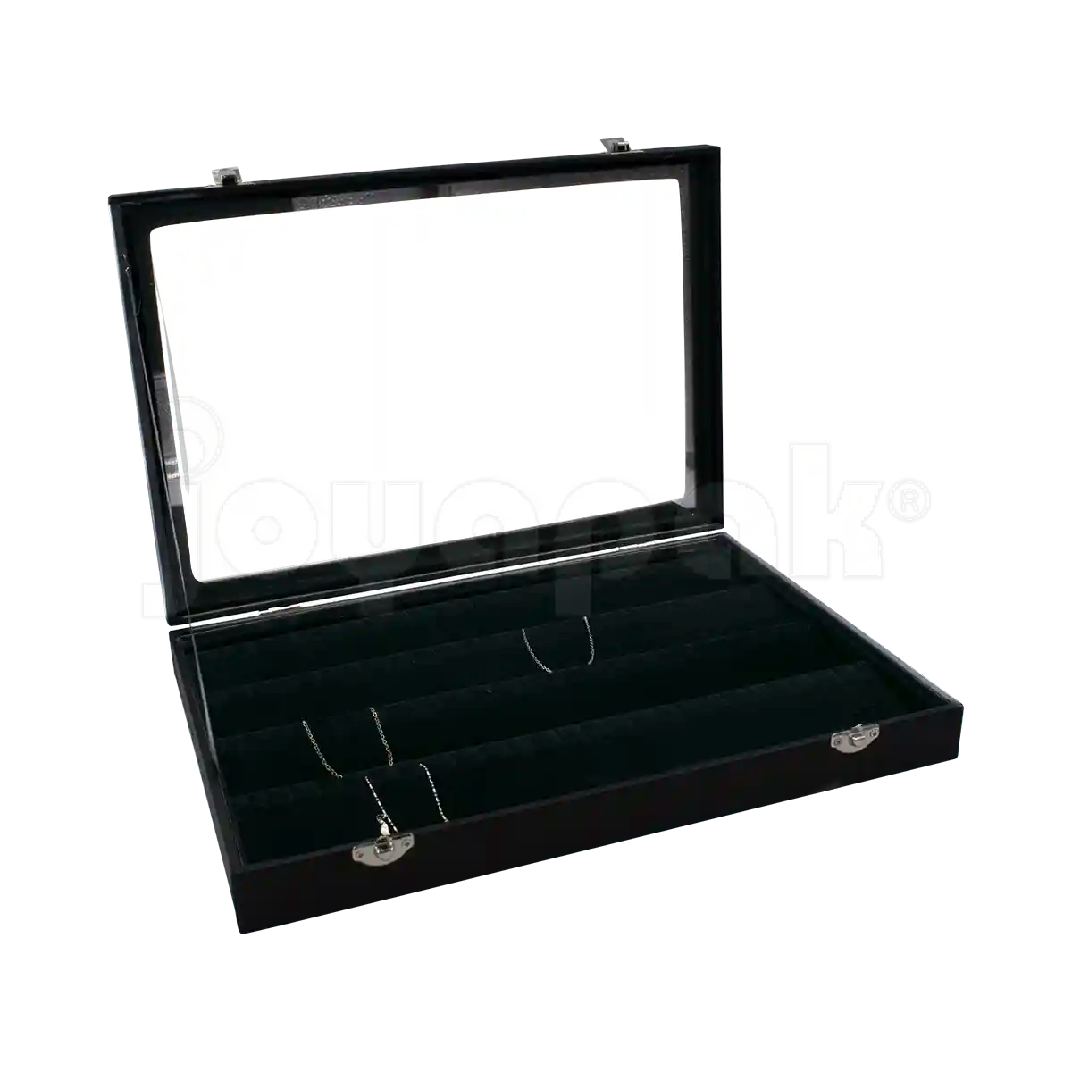 Charola Velour con Tapa para Aretes