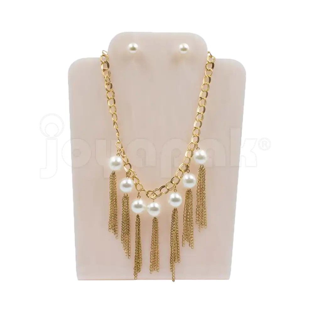 Exhibidor de Acrílico Cuello Largo para Collar y Aretes