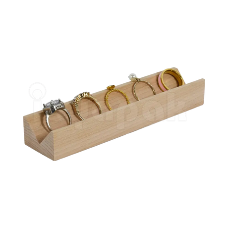 Exhibidor de Madera para Anillos