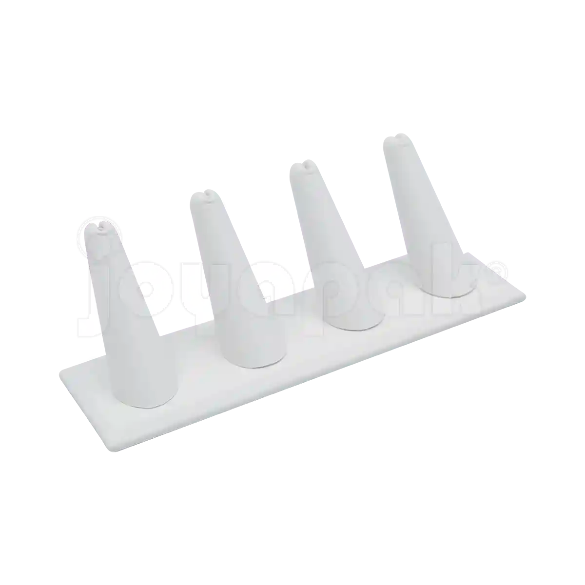 Exhibidor Imitación Piel Dedos para 4 Anillos