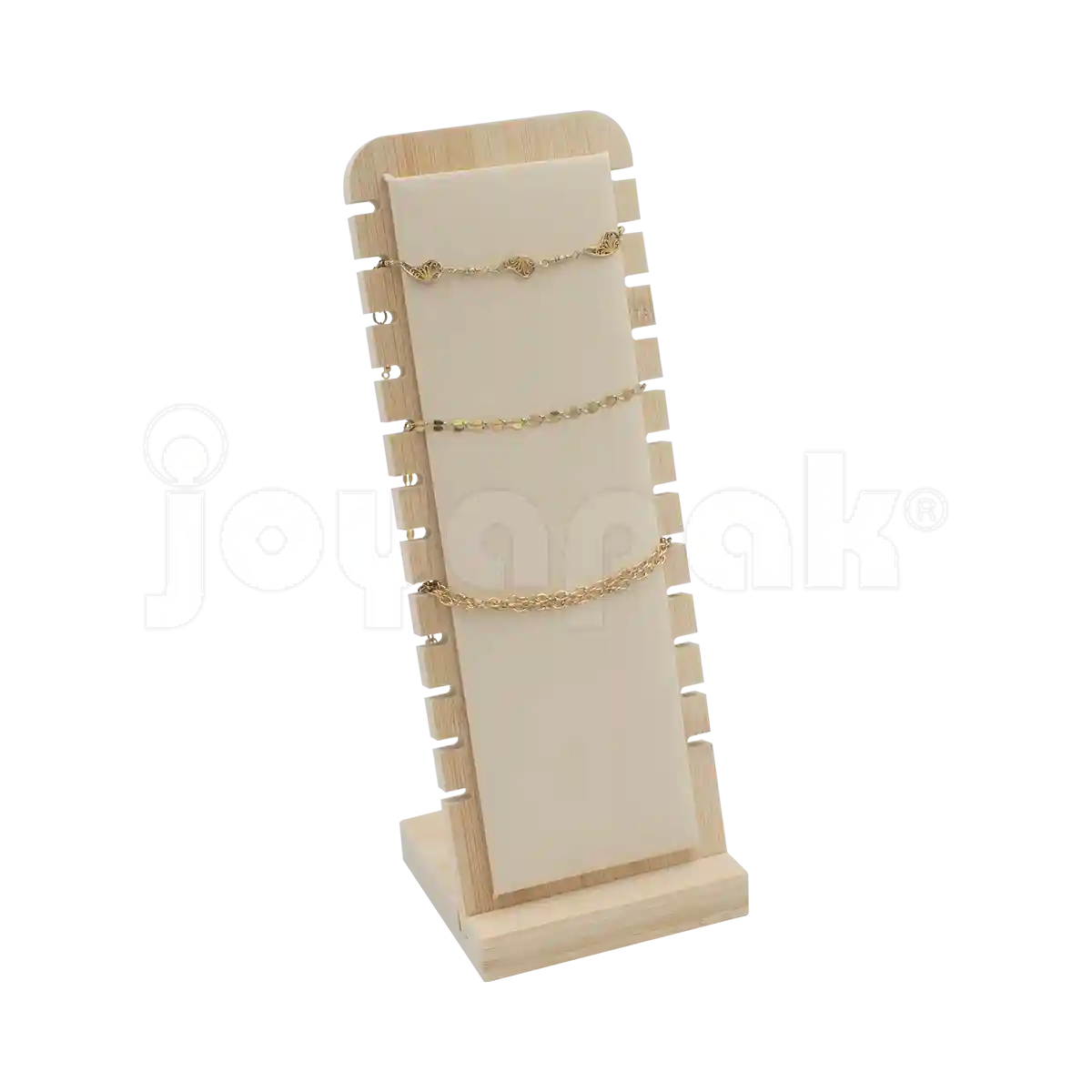 Exhibidor de Madera Natura para Cadenas / Pulseras