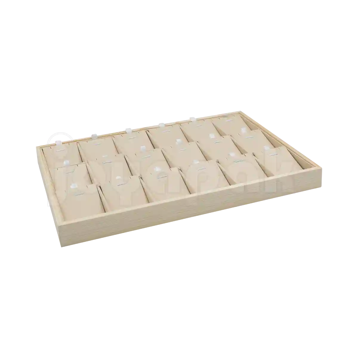 Charola de Madera Natura para Aretes / Dije