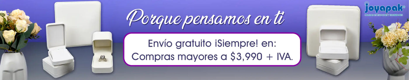 Envio gratuito en compras mayores a $3,990+IVA