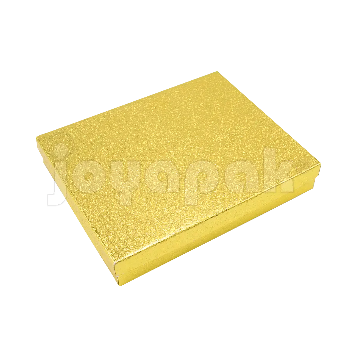 Caja de cartón dorada para collar o gargantilla, modelo Estrella Chica.