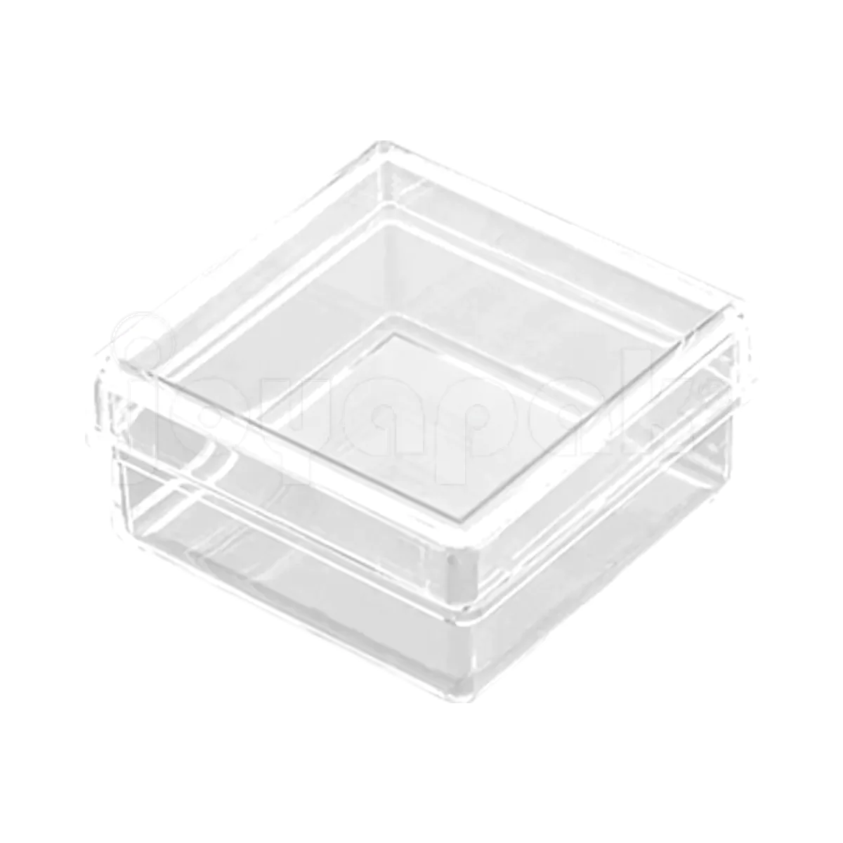 Caja de Acrílico Transparente Cuadrada sin Esponja