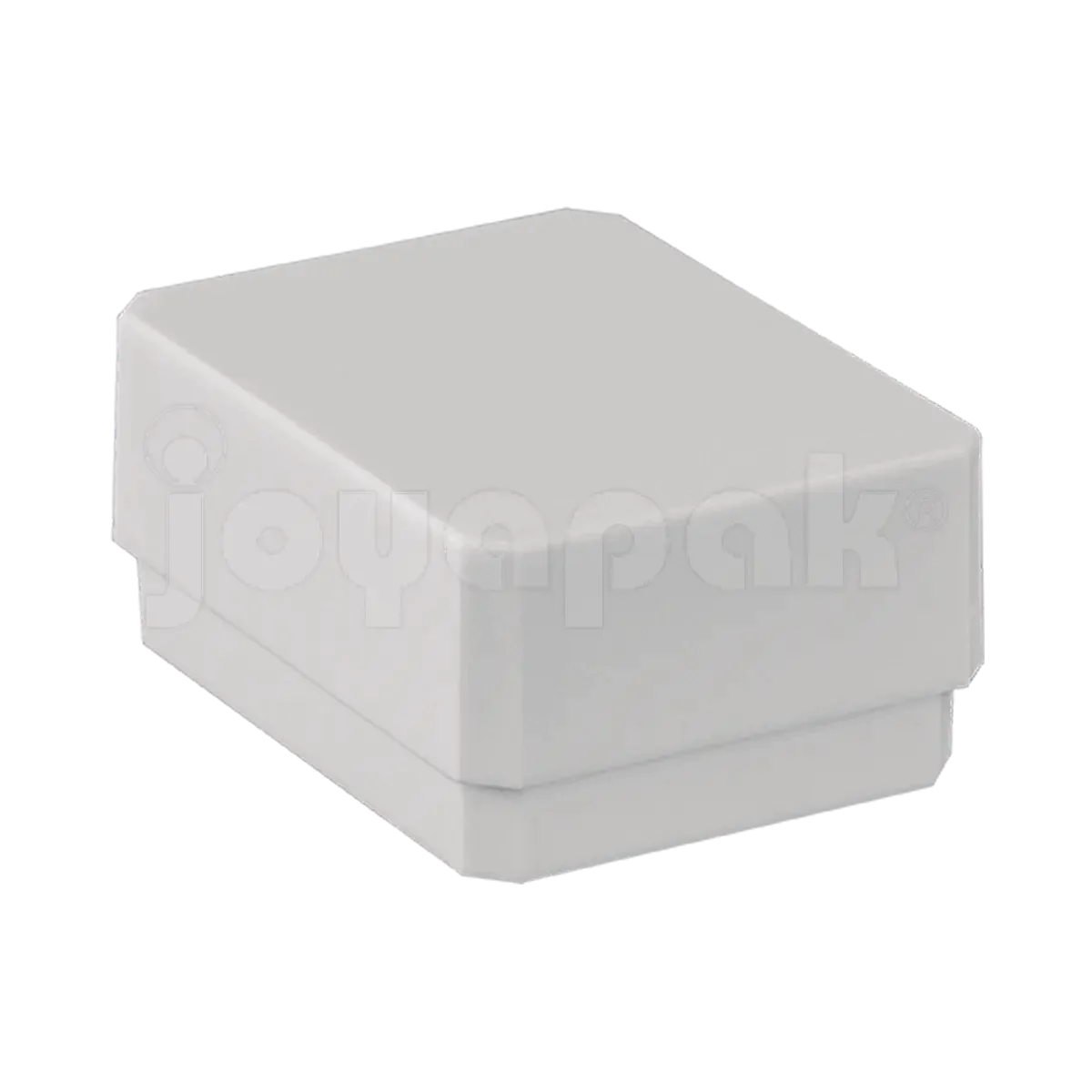 Caja exhibidor de plástico blanco para juego de joyería, empaque profesional para coordinados.