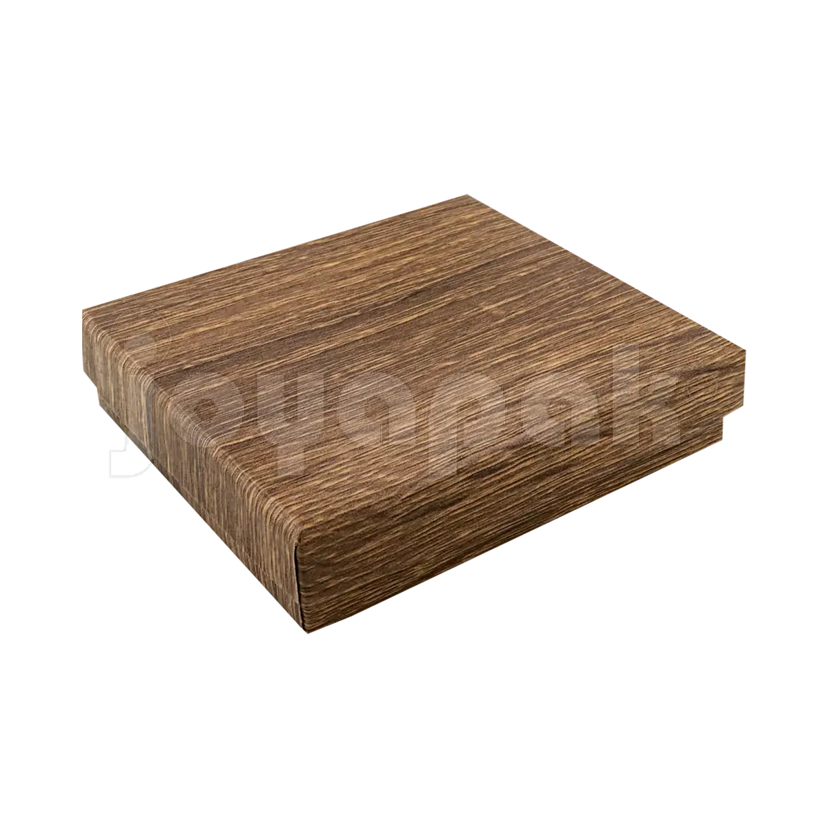 Caja Forest Cuadrada para Juego Grande: Arete, Cadena con Dije