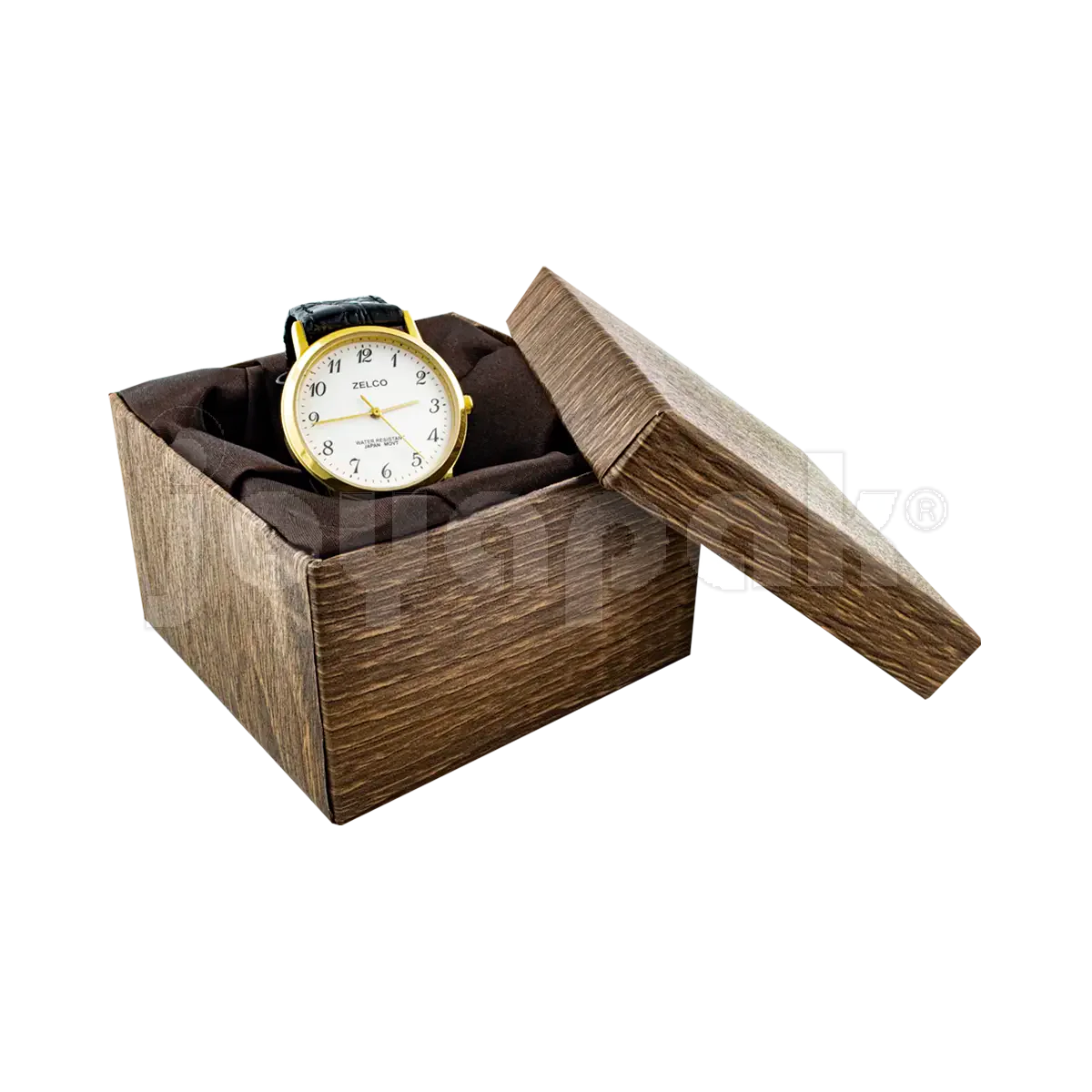 Caja Forest Cuadrada Alta para Brazalete-Reloj