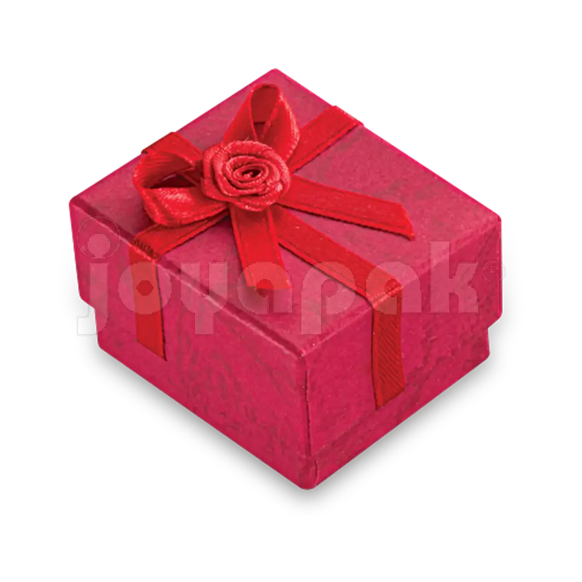 Caja con Moño de Flor para Anillo