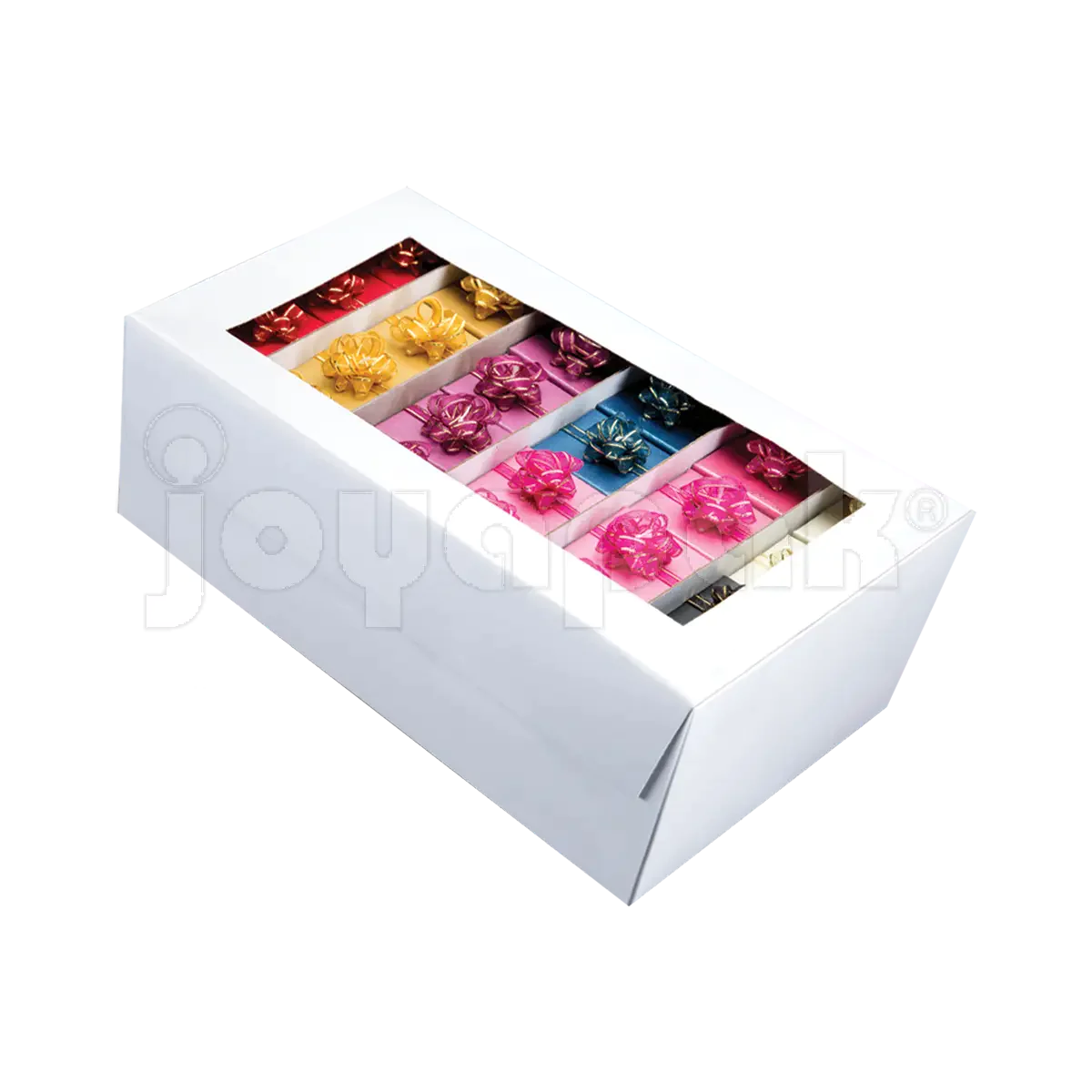 Caja con Moño de Flor para Collar