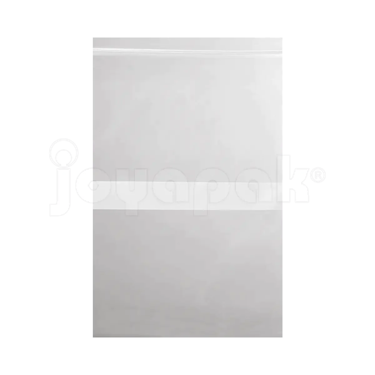 Bolsa de Polietileno con Cierre y Marbete 8"x11"