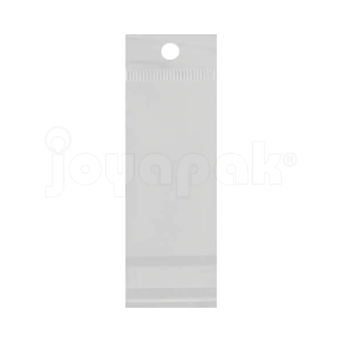 Bolsa de Polipropileno para Colgar con Banda Autoadherible 1.5"x2.5"