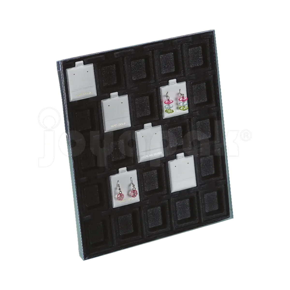 Charola con Tapa para 25 Almohadillas Grandes