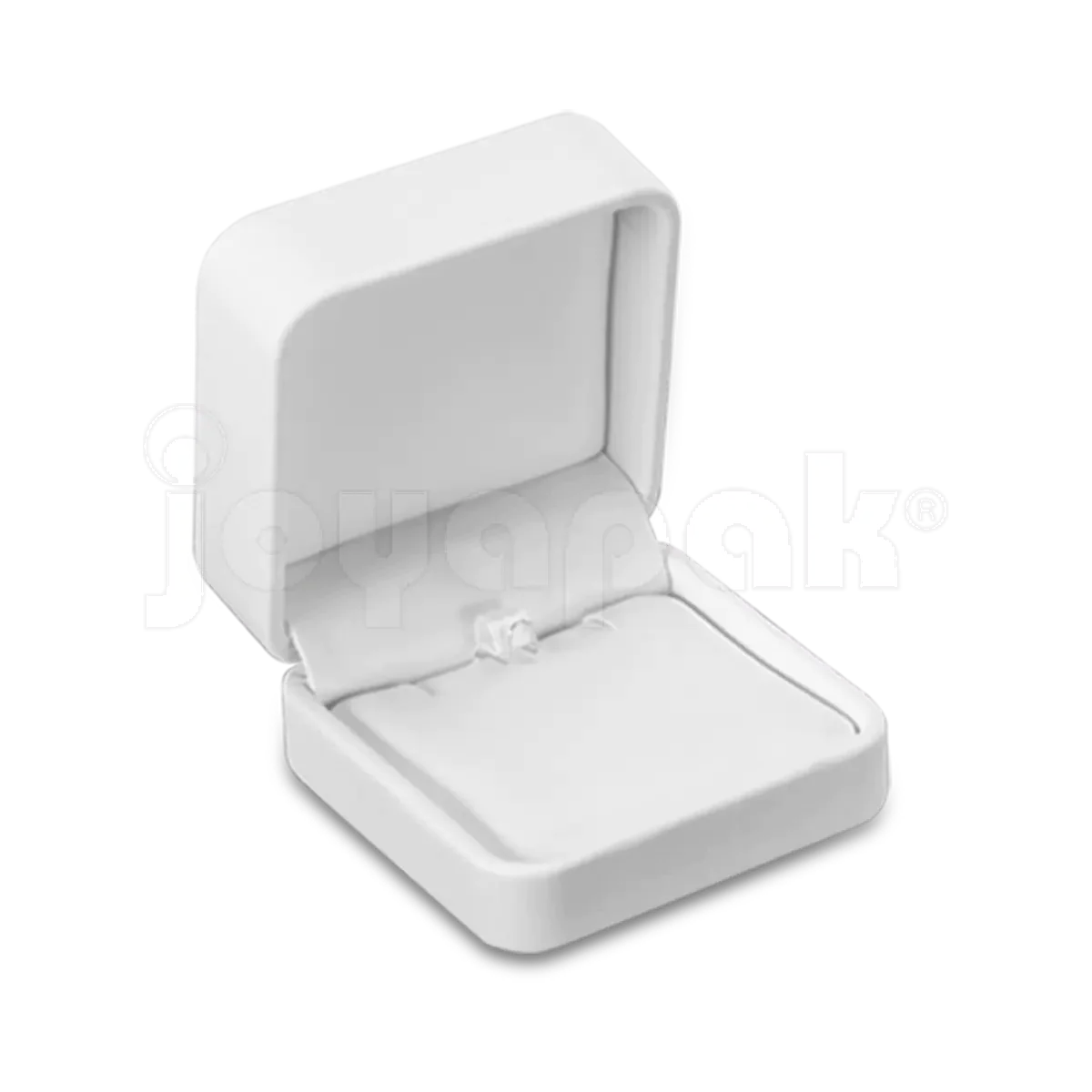 Estuche Imitacón Piel Blanco para Dije Mediano