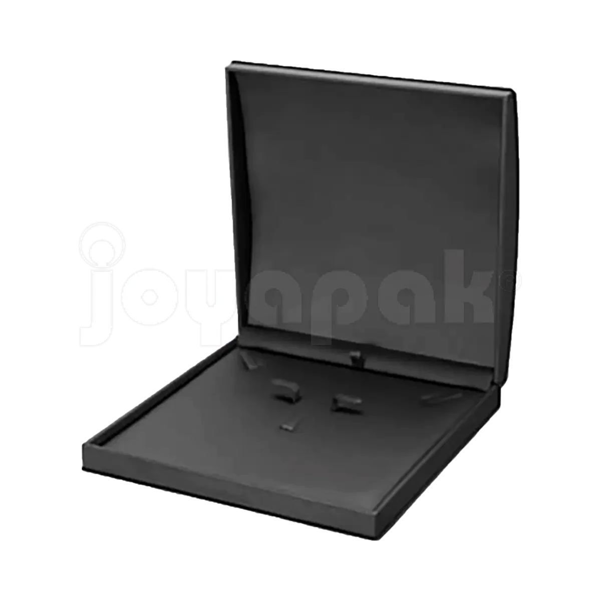 Estuche Platino para Collar con Arete y Anillo