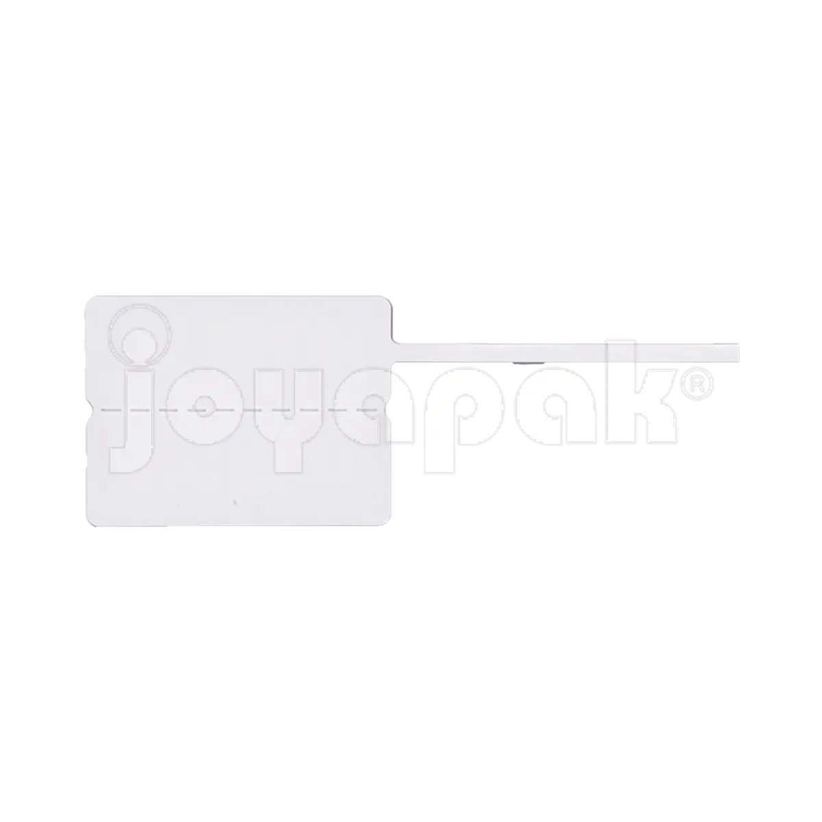 Etiqueta Plástica Blanca Todo Adhesivo 63x22mm